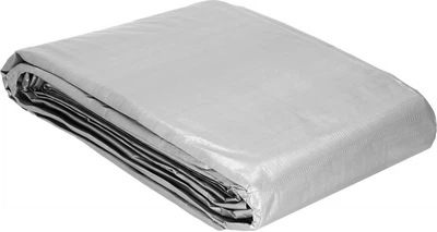 Plandeka Springos  4 x 7 m 210 g/m2 Szara (GA2142)