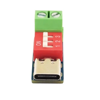 Триггер быстрой зарядки Type-C PD QC 5-20В, Dial-код, до 100Вт, CH224K Без бренда