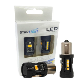 Комплект світлодіодних ламп StarLight LED SL-CB7 CANBUS PY21W BA15S AMBER 12V