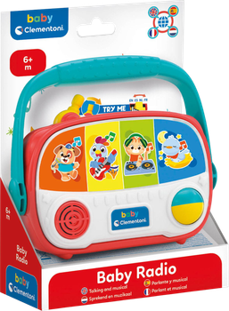 Interaktywna zabawka Clementoni Dziecięce radio (17524) (8005125175246)
