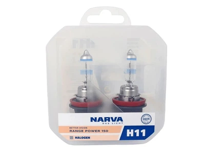 Комплект галогенових ламп NARVA H11 RANGE POWER +150% 55W 12V PGJ19-2 (2 шт) 481012100