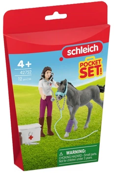 Zestaw figurek Schleich Horse Club Mrs. Kramer with Foal 42752 (4059433992761)