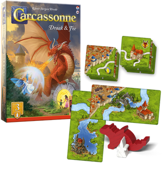 Настільна гра 999 Games Carcassonne Dragon and Fairy (8721184282236)