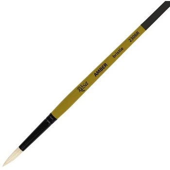 Пензель щетинний круглий Rosa AMBER 2306R №6