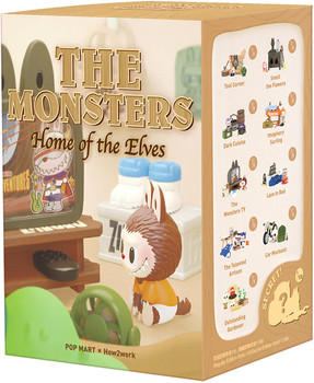 Игрушка-сюрприз Pop Mart с коллекционной фигуркой The Monsters серия Home of the Elves (6972368569441)