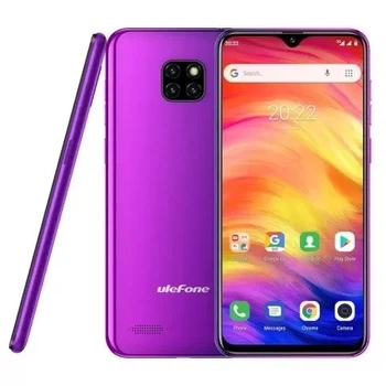 Смартфон 6.1" Ulefone Note 7 1/16Gb 3G 2-SIM 8/5Мп 4 ядра Android9 Purple