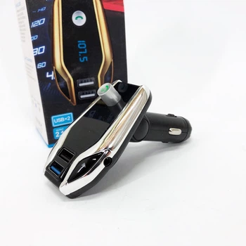 Автомобільний FM модулятор Bluetooth FM X8 plus, FM модулятор з флешкою від прикурювача