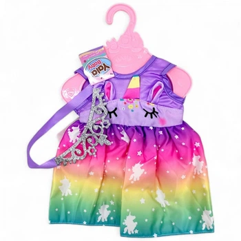 Одяг для пупсів і ляльок, в пакеті, Yala Baby - сукня з короною MIC (249344)