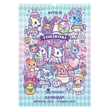 Календар-планер "Tokidoki" (12+4 місяців) Kite (217296)