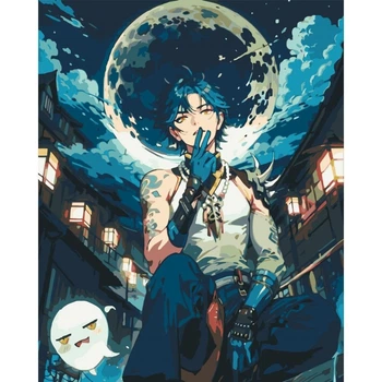 Картина по номерах "Сяо. Геншин Імпакт" 40x50 см Origami (233897)