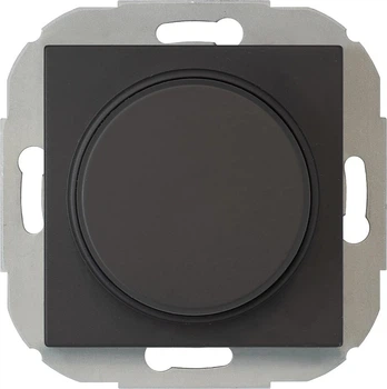 Ściemniacz obrotowy Liregus Retro 400 W Czarny matowy (ISR-002-01.R/ON59)