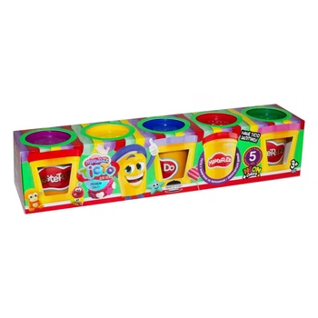 Тісто для ліплення "Master-Do", 5 банок по 50 г (укр) Dankotoys (55805)