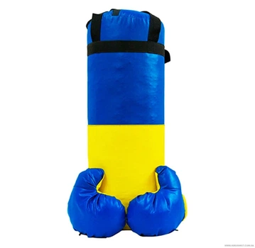 Боксерський набір "Ukraine", середній Strateg (34365)