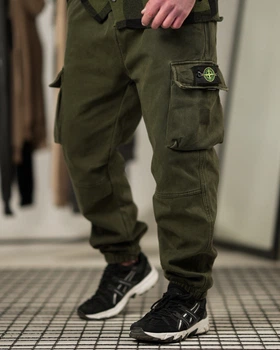 Зимові штани-джогери Stone Island | олива | Розмір 28 | 4 тр6593