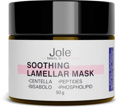 Успокаивающая ламелярная маска Jole Soothing Mask 50г
