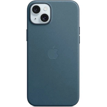 Чохол FineWoven with MagSafe для Apple iPhone 15 Plus (MT4D3) Pacific Blue OEM