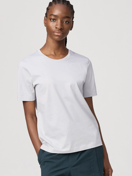 Футболка Uniqlo розмір L світло сіра (02) (474408)