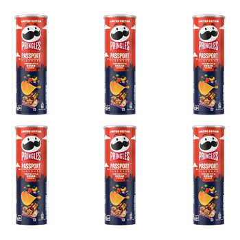 Набор Чипсы 6шт Pringles Passport Flavours Turkish Style Kebab 165g