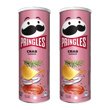 Набор Чипсы 2шт Pringles Crab 165g