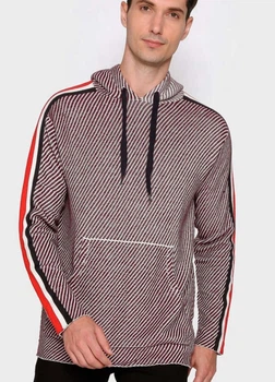 Худи мужское Tommy Hilfiger хлопковое бордовое, размер XXL (TH00005-09)