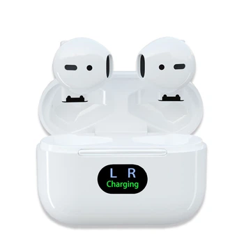 Навушники Bluetooth WALKER WTS-53 White TWS бездротові з мікрофоном сенсорні Lightning