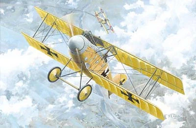 Немецкий истребитель Albatros D.II Oeffag s.53 Сборная пластиковая модель в масштабе 1:72 Roden