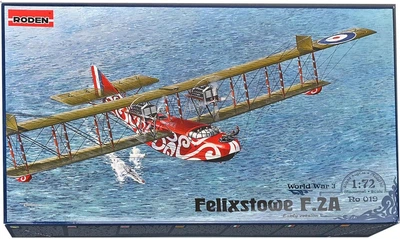 Британский патрульный гидросамолет Felixstowe F.2A (Early version) Сборная пластиковая модель в масштабе 1:72 Roden
