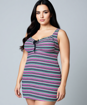 Танкини с плавками Sisianna 318001174 Разные цвета 8XL (64) бедра 142-145 см грудь 4D-5E-6F