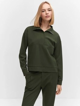 Толстовка на блискавці без капюшона жіноча Mango Florida 57074407-37 S (8445922648664)