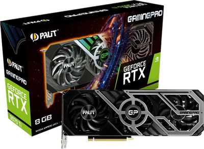 Відеокарта GeForce RTX 3070 Ti 8GB Palit GamingPro (NED307T019P2-1046A) Б/В