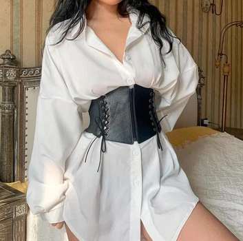 Ремінь-корсет широкий жіночий Honey Fashion Accessories XS/S/M/L чорний (40к001)