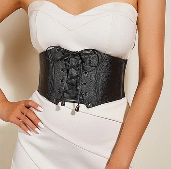 Ремінь-корсет широкий жіночий Honey Fashion Accessories XS/S/M чорний (40к004)