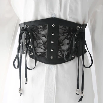 Ремінь-корсет широкий жіночий Honey Fashion Accessories XS/S/M чорний (40к010)