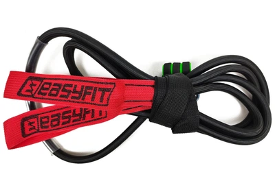 Эспандер резиновый EasyFit EF-EBLP-AD-12 с ручками,12 мм (эспандер лыжника, плавника, боксера) 22-80 кг