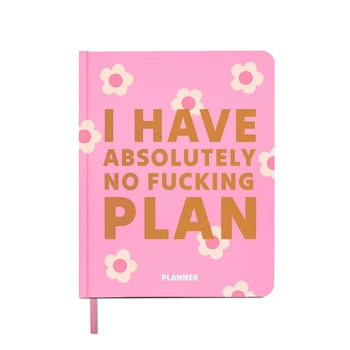 Планер «I HAVE ABSOLUTELY NO PLAN» рожевий