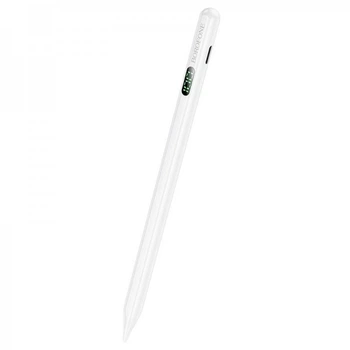 Стилус BOROFONE BG101 Active capacitive pen with digital display pad dedicated White (6941991115974) (15328)