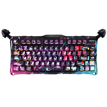 Клавиатура GravaStar Mercury V75 Pro Neon Graffiti