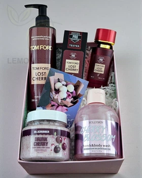 Подарочный набор косметики No Brand в стиле Tom Ford Lost Cherry 4 в 1 ver.02