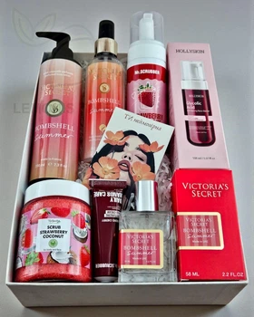Подарочный набор косметики No Brand в стиле Victoria's Secret Bombshell Passion 7 в 1 ver.02