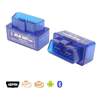 Сканер для диагностики авто OBD2 ELM327, bluetooth автосканер OBDII, сканер для самостоятельной диагностики автомобилей
