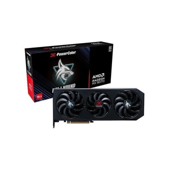 Відеокарта AMD Radeon RX 9070 16 GB GDDR6 Hellhound PowerColor (RX 9070 16G-L/OC) ( Black )