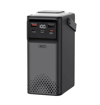 Повербанк портативний акумулятор Power bank XO PR285 Four Cables 22.5W 30000 mAh Black