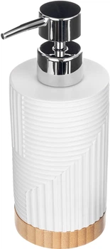 Dozownik na mydło Kadax Lunel okrągły Biały (K10199)