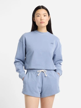 Світшот жіночий New Balance Coastal Fleece WT51514DUS M Блакитний (197967358760)