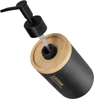 Dozownik na mydło Kadax Colmar Czarny (K7933)