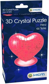 Puzzle 3D Crystal HCM Kinzel Serce 36 elementów (4018928591612)