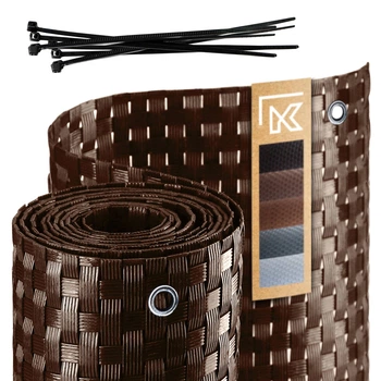 Osłona balkonowa Kadax Skei 1x3 m Jasny brąz (K1000)