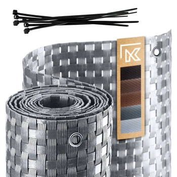 Osłona balkonowa Kadax Skei 1x3 m Jasnoszary (K1020)