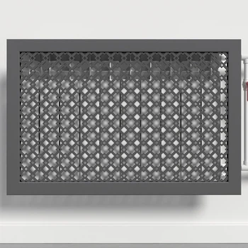 Решетка на батарею декоративная SMARTWOOD R2077 300 мм Графит (R20771106)