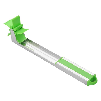 Ніж для нарізки кавуна та дині SUNROZ Watermelon Slicer 15.5*3*9.5 см з лезом із нержавіючої сталі, зелений